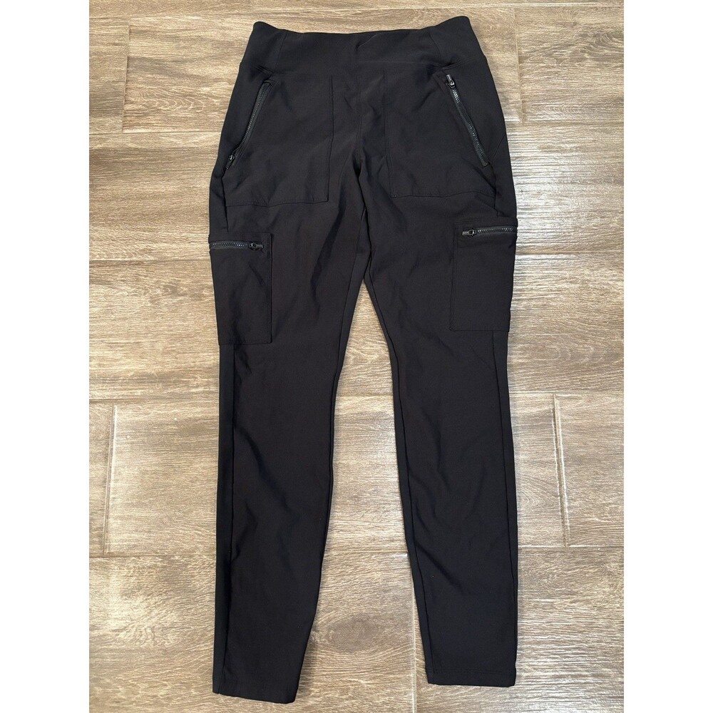 Athleta Headlands Hybrid Leggings Women’s 8 Black High Rise Cargo Tight